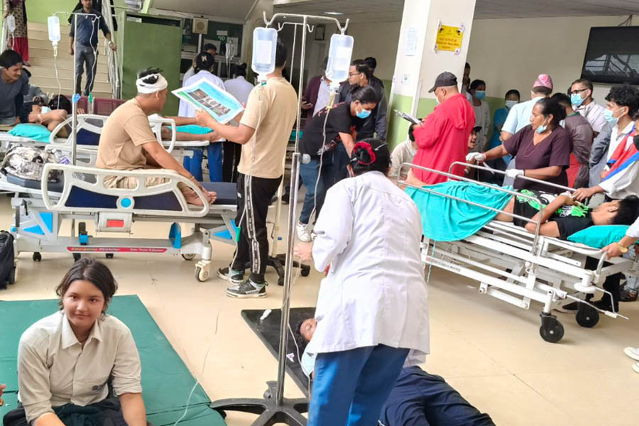 Families of Gen-Z martyrs gather as Nepal government declares compensation of Rs 1 million per person.