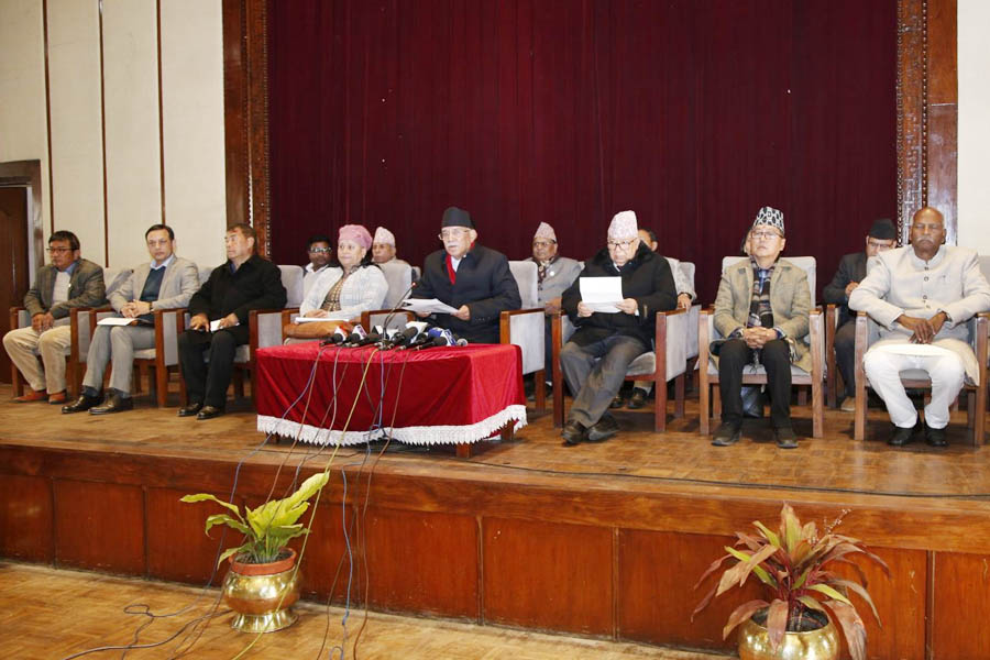 Nepal opposition political parties have demanded the government to immediately convening the winter session of parliament.