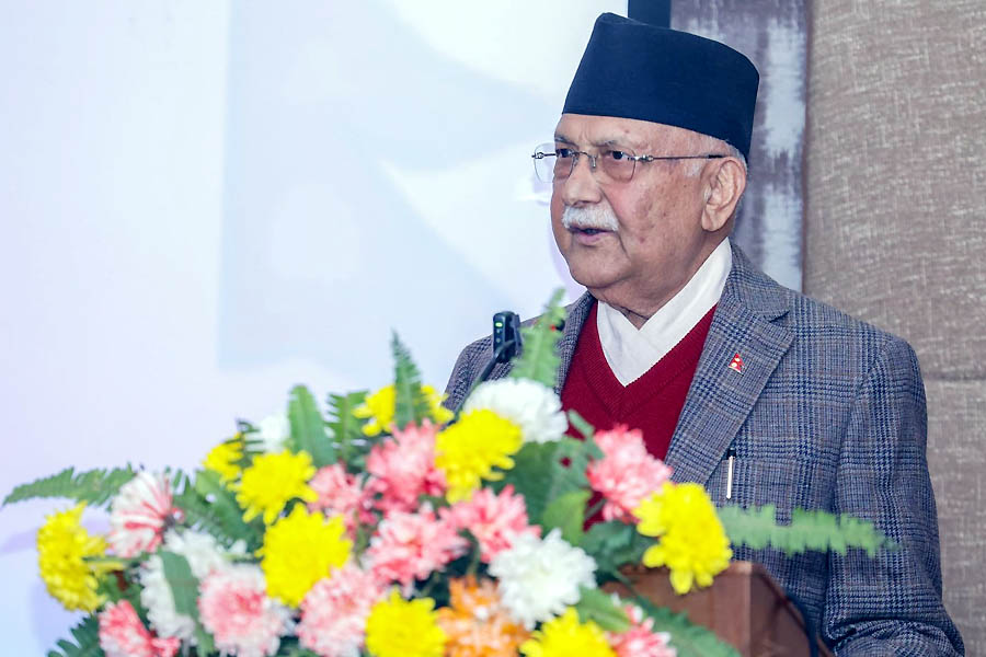 Prime Minister KP Sharma Oli emphasizes Nepal’s commitment to just, international, and national interests