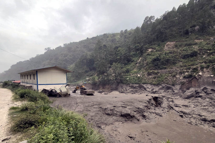 Severe Floods in Kerung and Lende Rivers Cause Major Damage to Rasuwagadhi Hydropower Project Structures