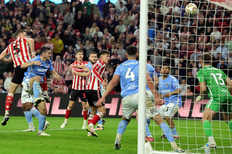 Ballard’s 122nd-minute goal shatters Coventry and puts Sunderland in playoff final