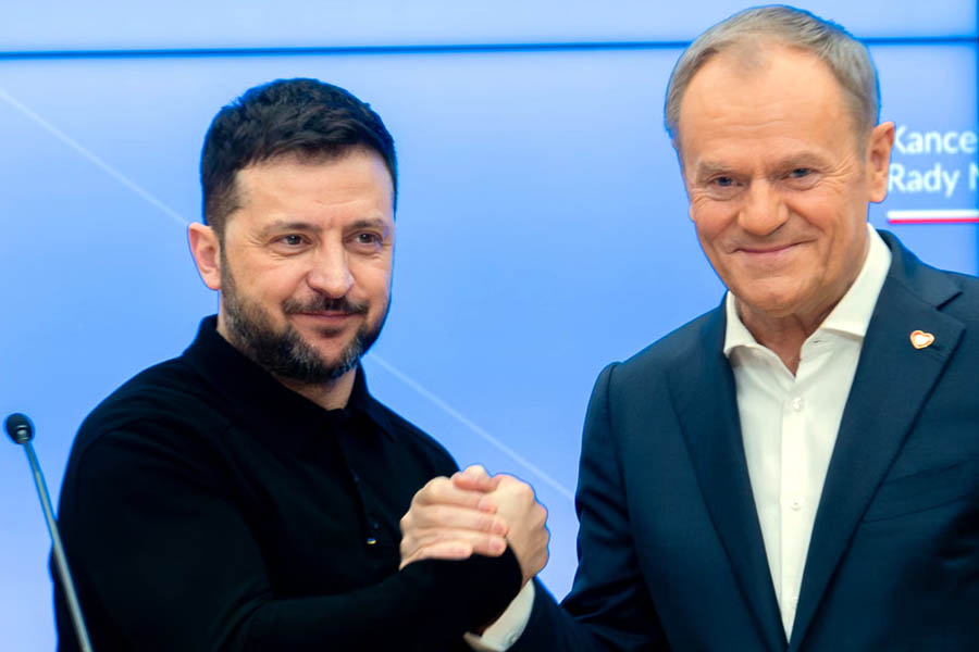 Polish PM Donald Tusk says Ukrainian President Volodymyr Zelenskyy is “very cautious but optimistic” about a potential ceasefire in the ongoing Ukraine war.