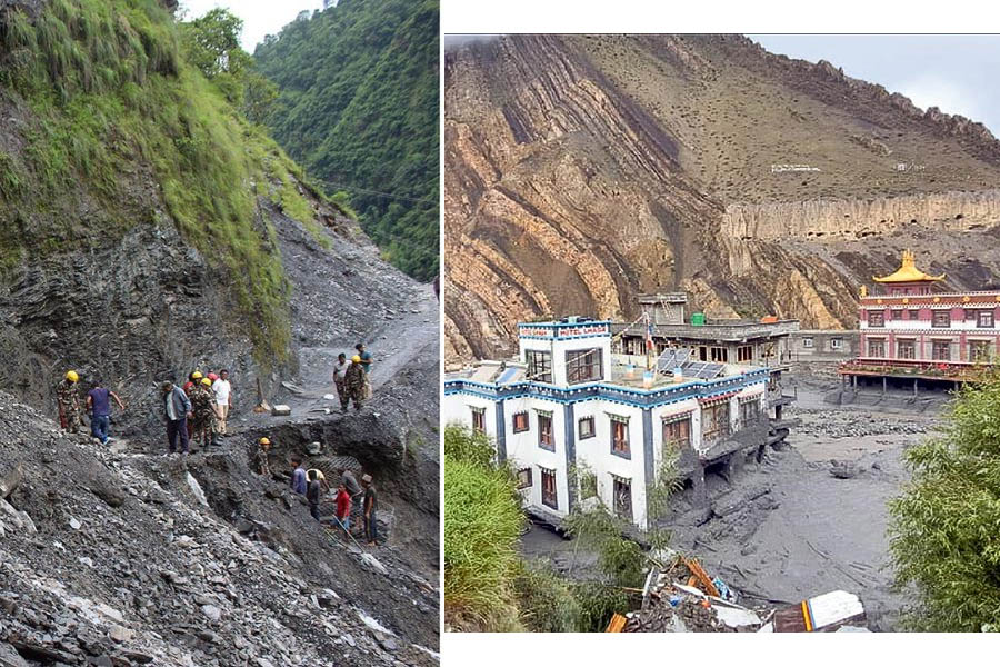 Flood Stricken Kagbeni, Myagdi, Mustang