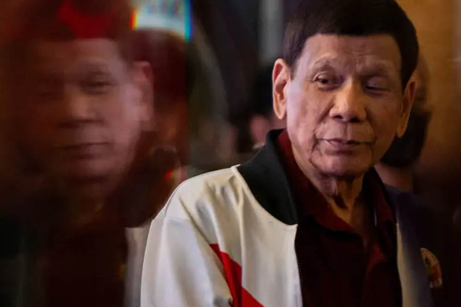 Former Philippine President Rodrigo Duterte, who is detained at The Hague over his drug war that killed thousands, has been elected mayor of his family's stronghold, according to early, partial results.