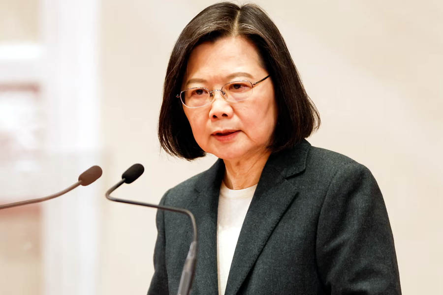 Taiwan former president Tsai Ing-wen visit the UK this week after a planned October trip was cancelled.