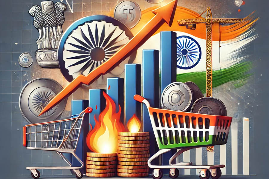 India's economic challenges, including inflation, weak demand, and investment barriers.