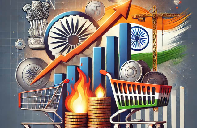 India's economic challenges, including inflation, weak demand, and investment barriers.