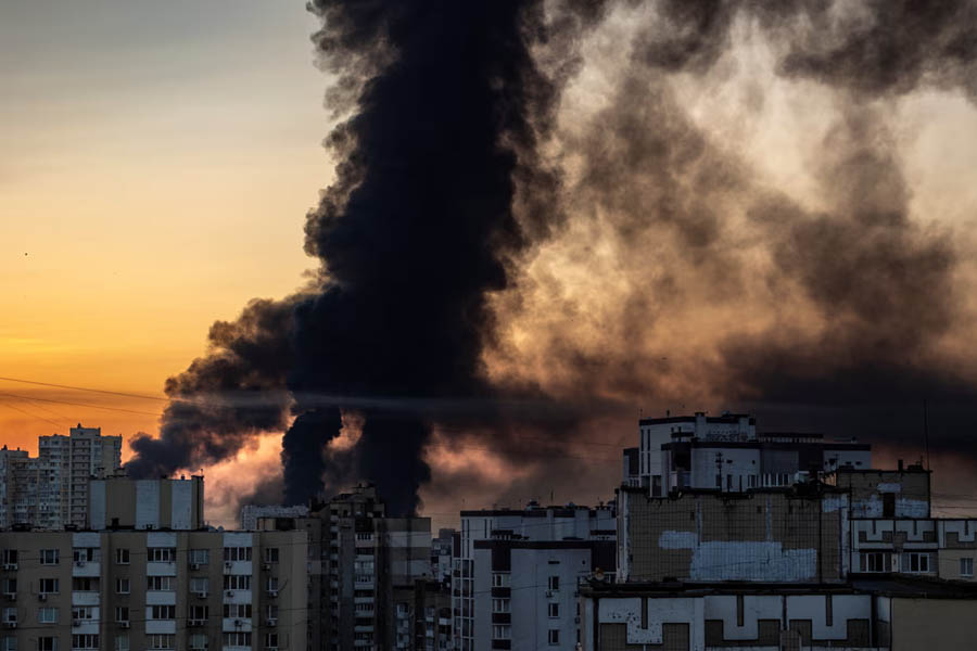 Russia launched its biggest airstrike of the war, firing 477 drones and 60 missiles, Kyiv says.