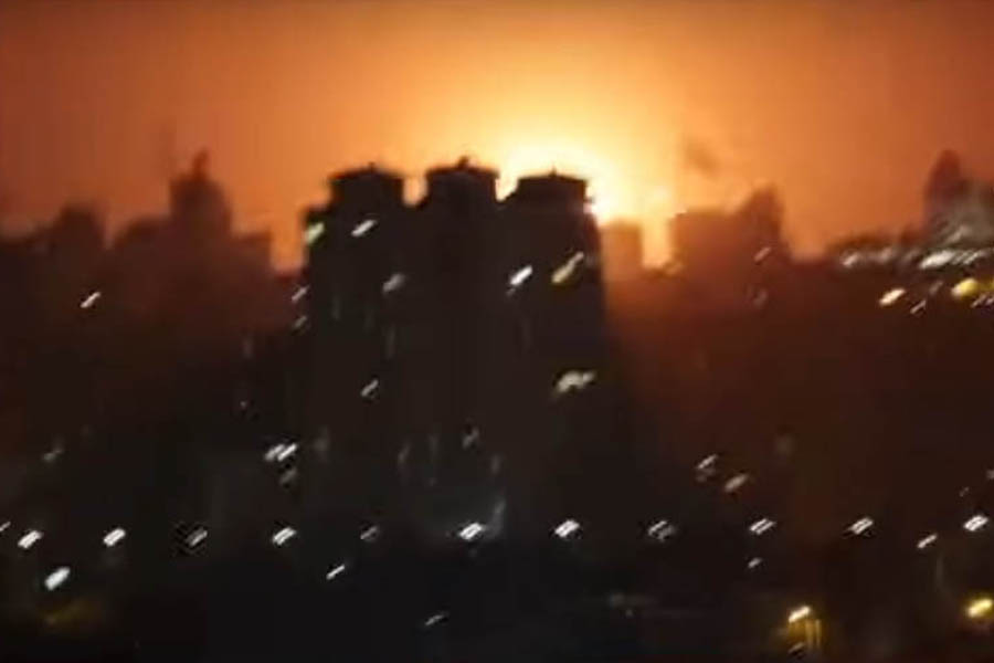 Nine killed and dozens injured in ‘massive’ Russian missile attack on Kyiv