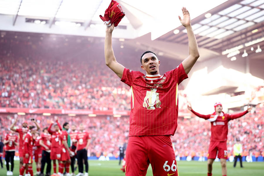 Liverpool player Trent Alexander-Arnold.