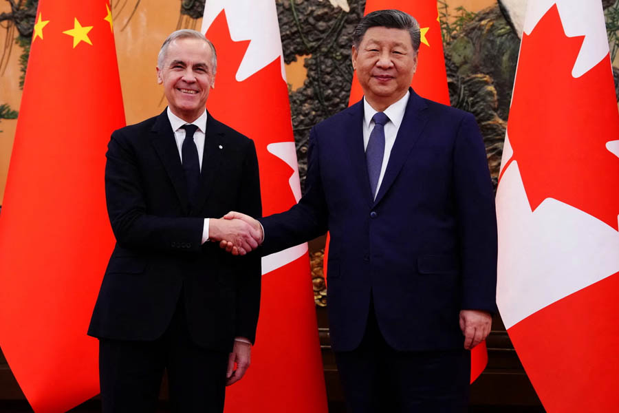 Mark Carney meeting Xi Jinping in Beijing as Canada seeks to reset strained relations with China.
