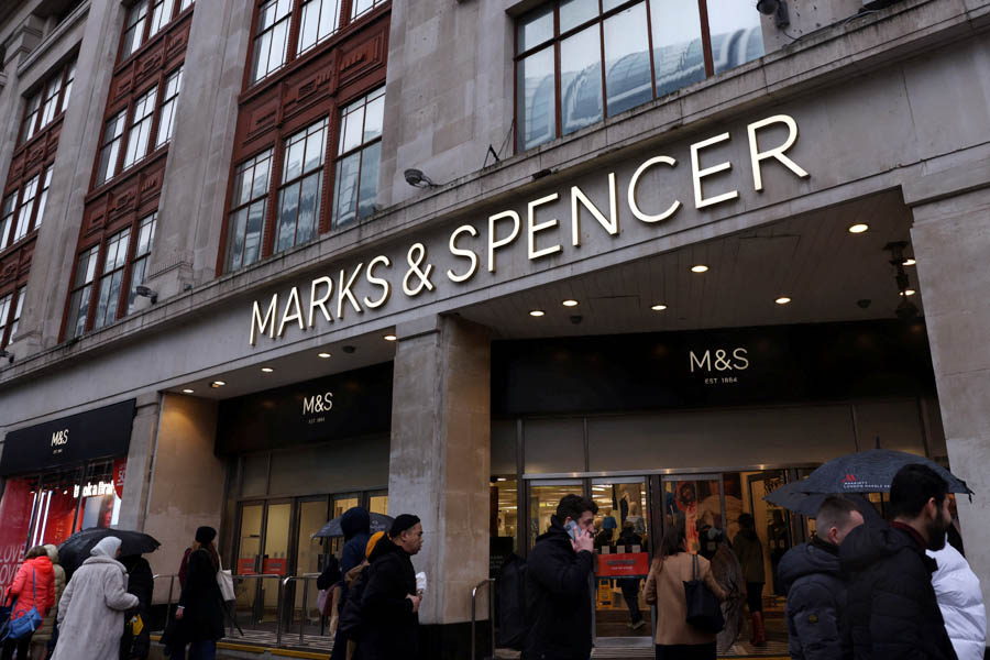 M&S shares drop again as cyber disruption continues; Marks & Spencer are leading the FTSE 100 fallers this morning, as it reels from the damage caused by a cyber attack.
