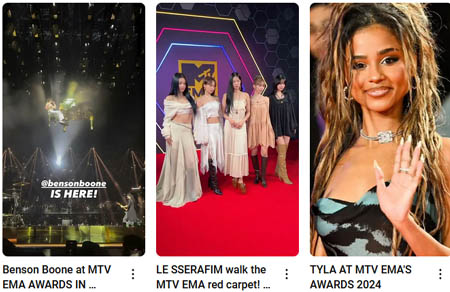 MTV Europe Awards Shine in Manchester!