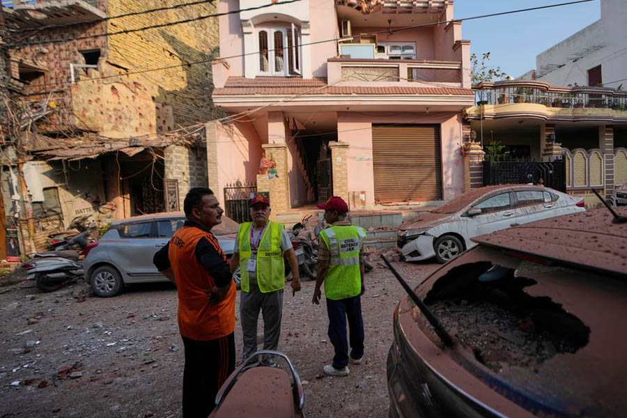 Pakistan’s offensive came shortly after it said India had fired missiles from fighter jets at three air bases earlier on Saturday