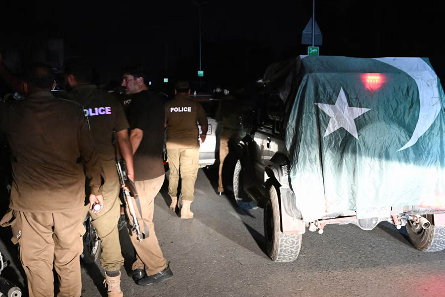 Pakistan military officials told state-run media the Pathankot military airfield in Punjab and Udhampur air force base in Indian-administered Kashmir were among the targets, with loud explosions heard from both.