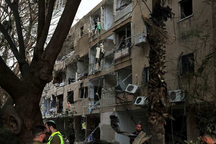 Ramat Aviv after the Iranian strike