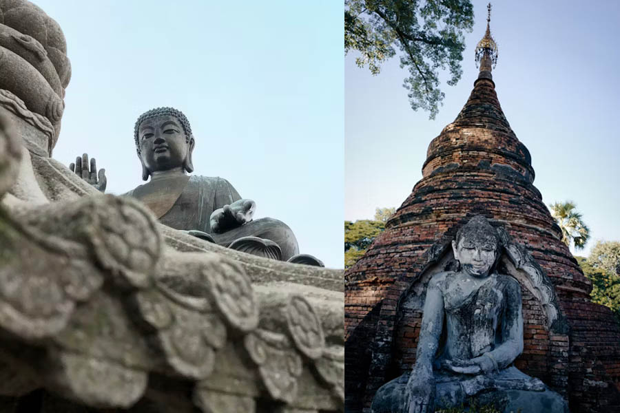 Diverse world of Buddha statues, uncovering their types, poses, cultural influences, and spiritual meanings