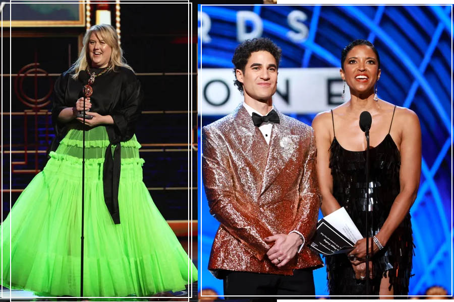 Jonathan Groff, Cynthia Erivo, Sarah Snook and George Clooney were among the crowd for the 78th annual Tony awards, held in New York City on Sunday