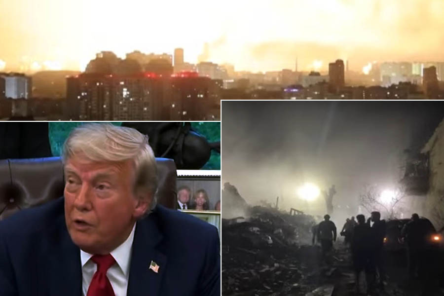 ‘Vladimir, stop!’ Trump criticises Putin over attack on Kyiv –US president says he is ‘not happy’ with Russian president and criticises the ‘very bad timing’ of the attack