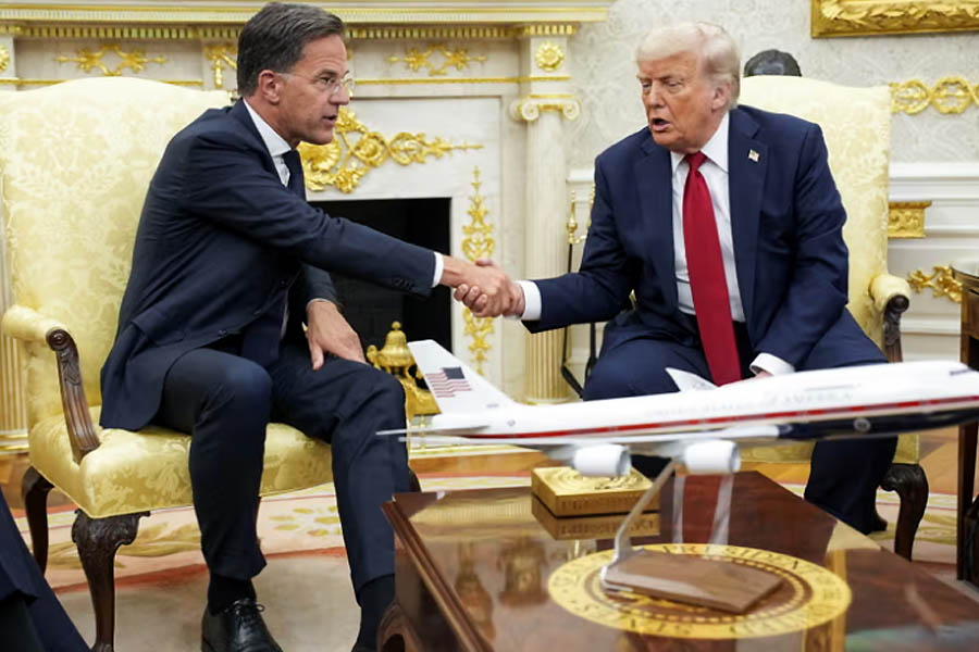 US President Donald Trump stands alongside FIFA President Gianni Infantino during the Club World Cup final at MetLife Stadium, drawing boos as Chelsea lifted the trophy.