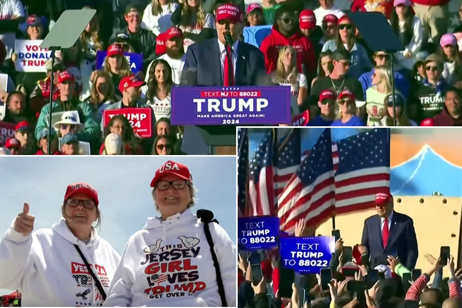 Donald Trump's rally in New Jersey