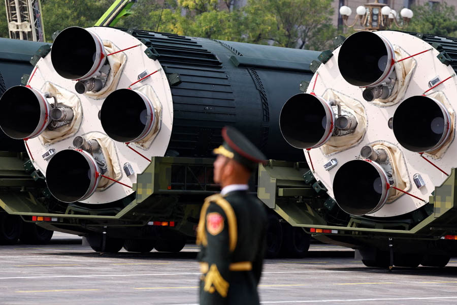 Chinese and US representatives speaking at an international disarmament conference amid rising tensions over allegations of China expanding its nuclear arsenal and conducting secret nuclear tests.