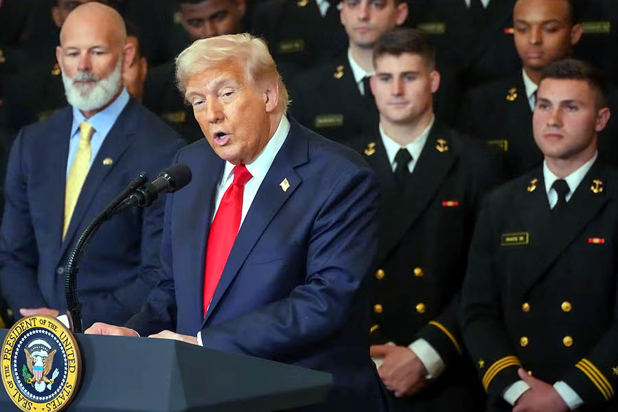 The Trump administration is considering cuts worth $163bn to departments including health and education as well as environmental schemes while increasing spending on defense, according to a White House budget blueprint.