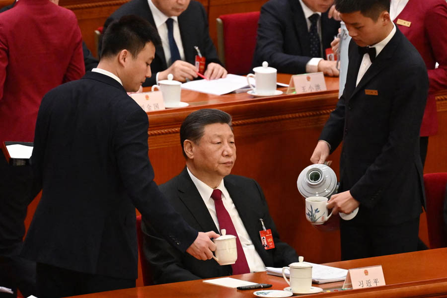 Chinese President Xi Jinping present at the Two Sessions in Beijing, during the joint gatherings of the National People’s Congress and the Chinese People’s Political Consultative Conference.